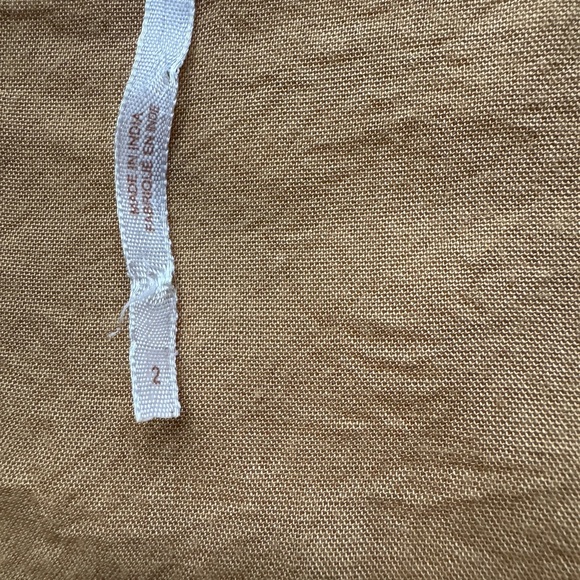 Free People Eyelet cap sleeve button down mini dress Size 2 - Picture 3 of 4